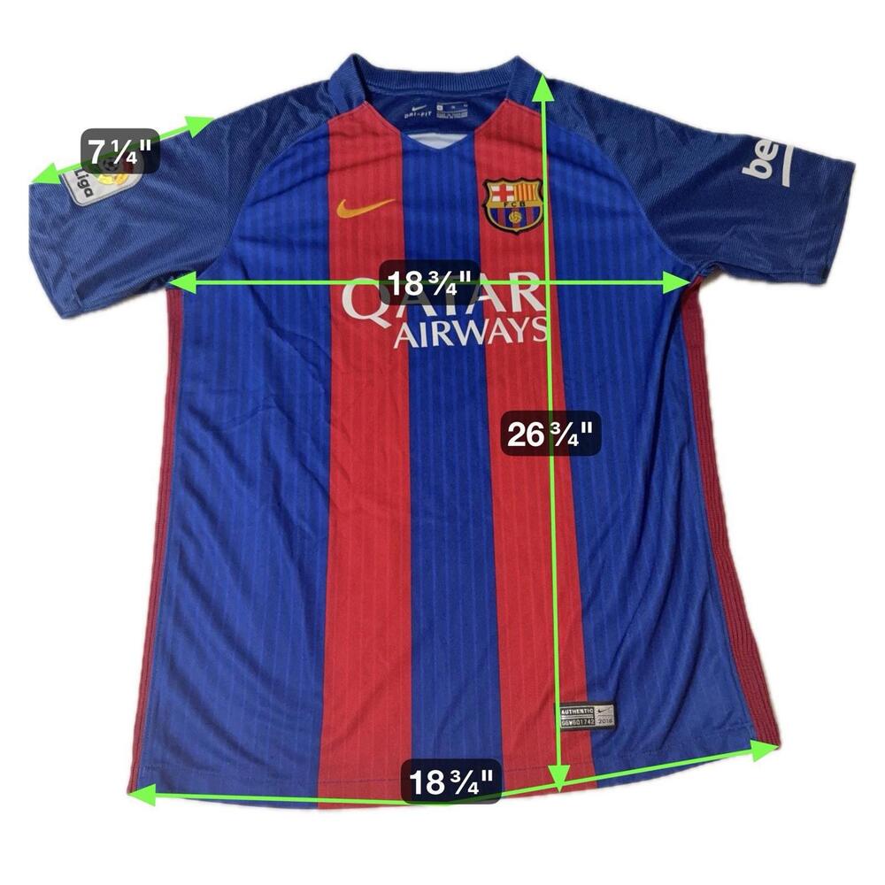 Nike FC Barcelona Soccer Jersey Blue And Red Youth  XL - Picture 5 of 5
